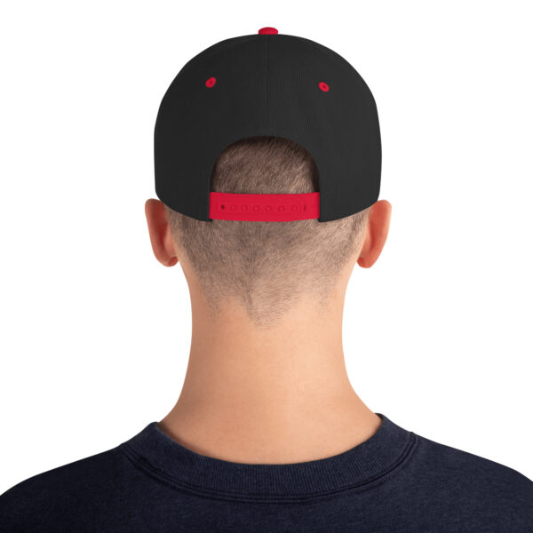 GCY - Snapback cap Zwart/rood - Afbeelding 3