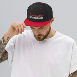 GCY - Snapback cap Zwart/rood