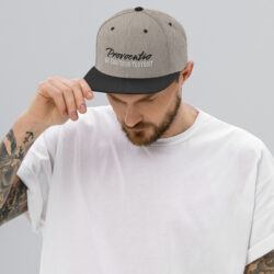GCY Snapback cap Heather/Black