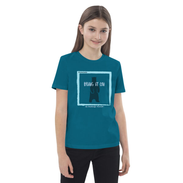 Biologisch katoenen T-shirt voor kinderen Bring It On - Afbeelding 3