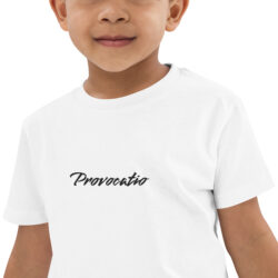 Geborduurd biologisch katoenen T-shirt voor kinderen Light