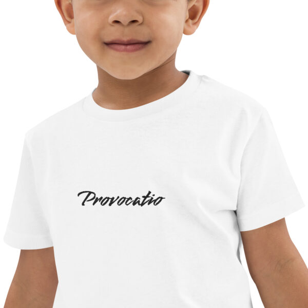 Geborduurd biologisch katoenen T-shirt voor kinderen Light