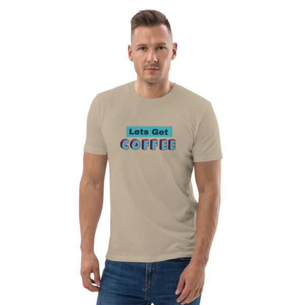 Biologisch katoenen shirt met opdruk - Lets get coffee - Afbeelding 13