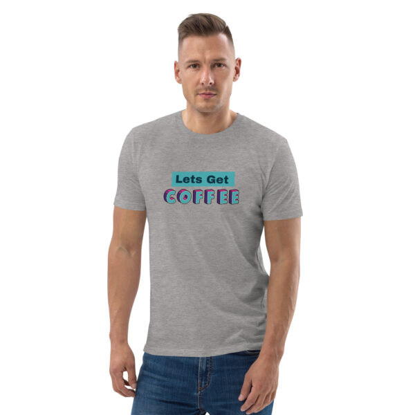Biologisch katoenen shirt met opdruk - Lets get coffee - Afbeelding 15