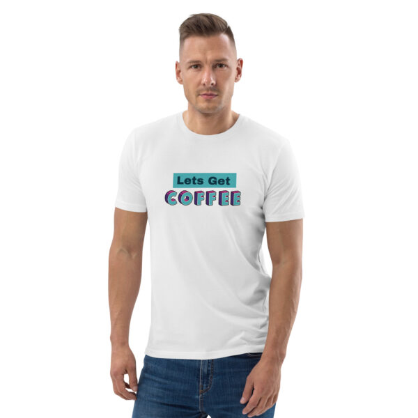 Biologisch katoenen shirt met opdruk - Lets get coffee - Afbeelding 19