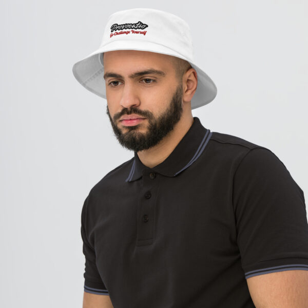 Old School bucket hat wit - Provocatio - Afbeelding 2