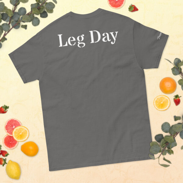 Gildan donker heren T-shirt - Leg day - Afbeelding 10