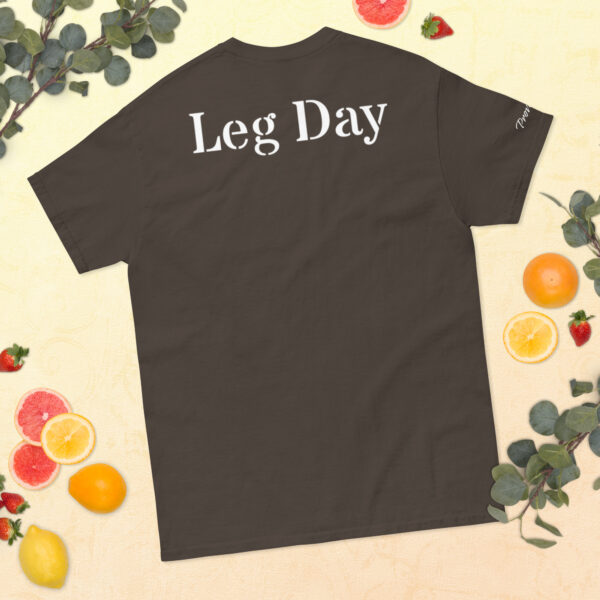Gildan donker heren T-shirt - Leg day - Afbeelding 8