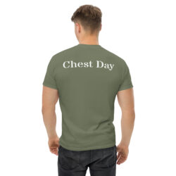 Gildan donker heren T-shirt - Chest Day
