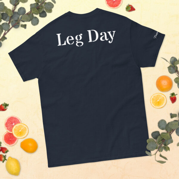 Gildan donker heren T-shirt - Leg day - Afbeelding 6
