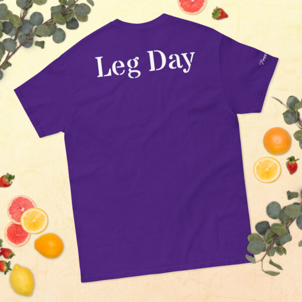 Gildan donker heren T-shirt - Leg day - Afbeelding 7