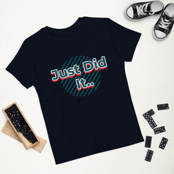 Biologisch katoenen T-shirt voor kinderen - Just did it - Afbeelding 4