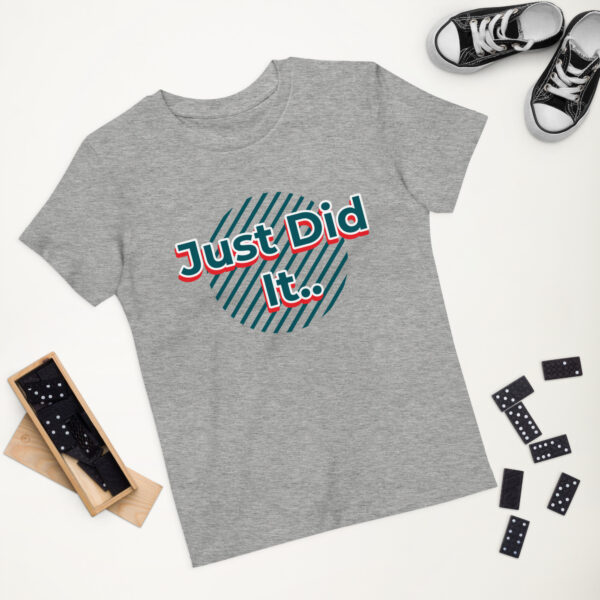 Biologisch katoenen T-shirt voor kinderen - Just did it - Afbeelding 5