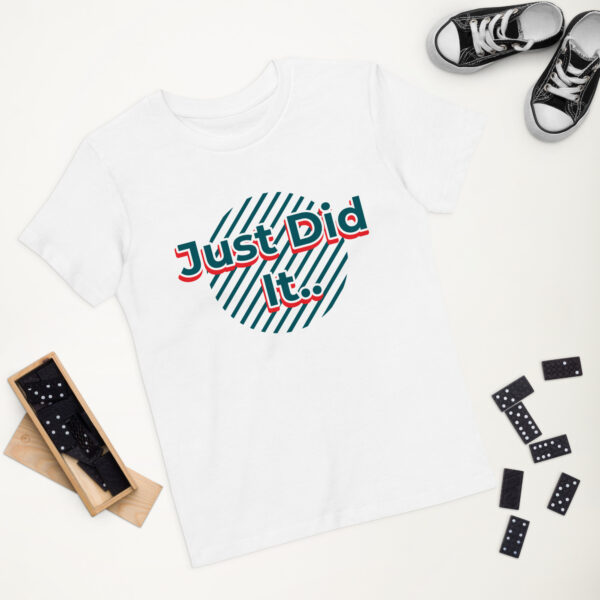 Biologisch katoenen T-shirt voor kinderen - Just did it - Afbeelding 6