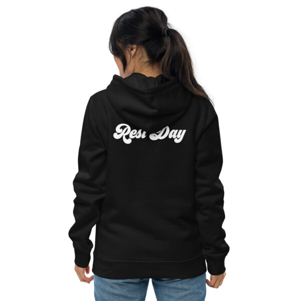 Essential eco-hoodie met opdruk - Rest day - Afbeelding 8