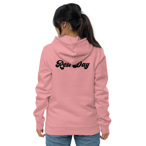 Essential eco-hoodie met opdruk - Rest day - Afbeelding 5