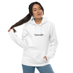 Essential eco-hoodie met opdruk - Rest day