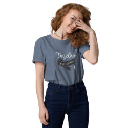Uniseks T-shirt van biologisch katoen met opdruk - Together