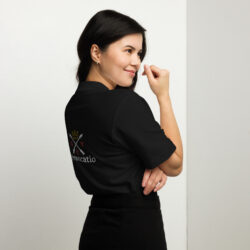 Queen pique polo shirt