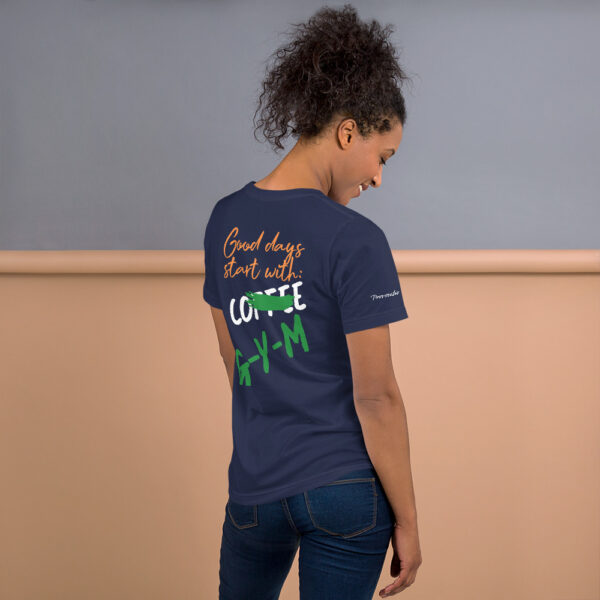T-shirts met opdruk - Gym en coffee donker