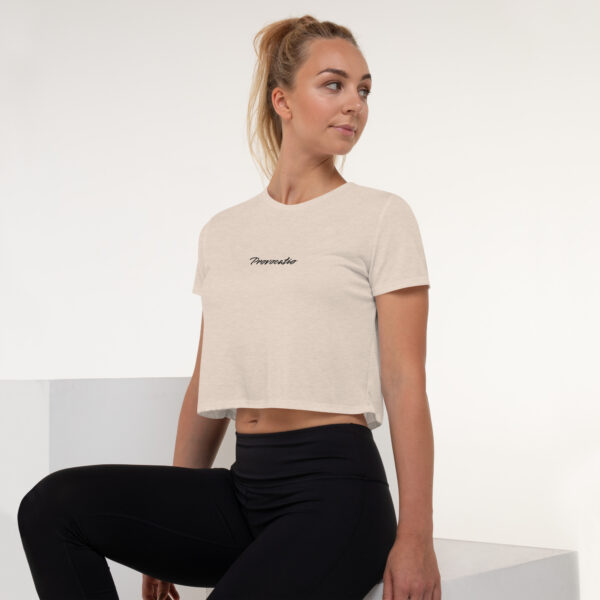 Provocatio Crop top met geborduurde opdruk - Afbeelding 4