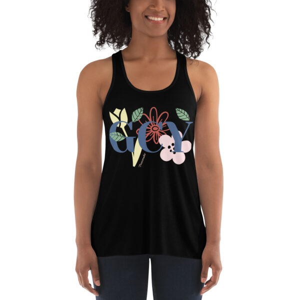GCY - Dames Flowy racerback - tanktop - Afbeelding 4