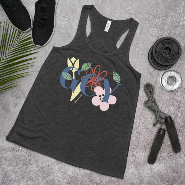 GCY - Dames Flowy racerback - tanktop - Afbeelding 3