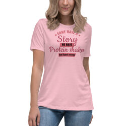 Relaxed dames-T-shirt met opdruk Storys