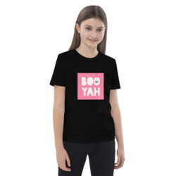 Halloween t-shirt voor kinderen van biologisch katoen - roze