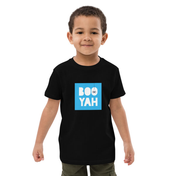 Halloween t-shirt voor kinderen van biologisch katoen - Blauw