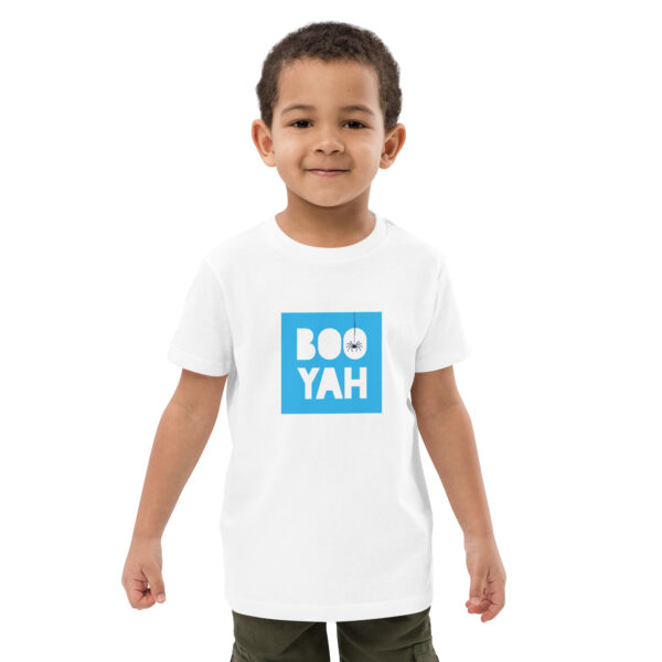 Halloween t-shirt voor kinderen van biologisch katoen - Blauw - Afbeelding 5